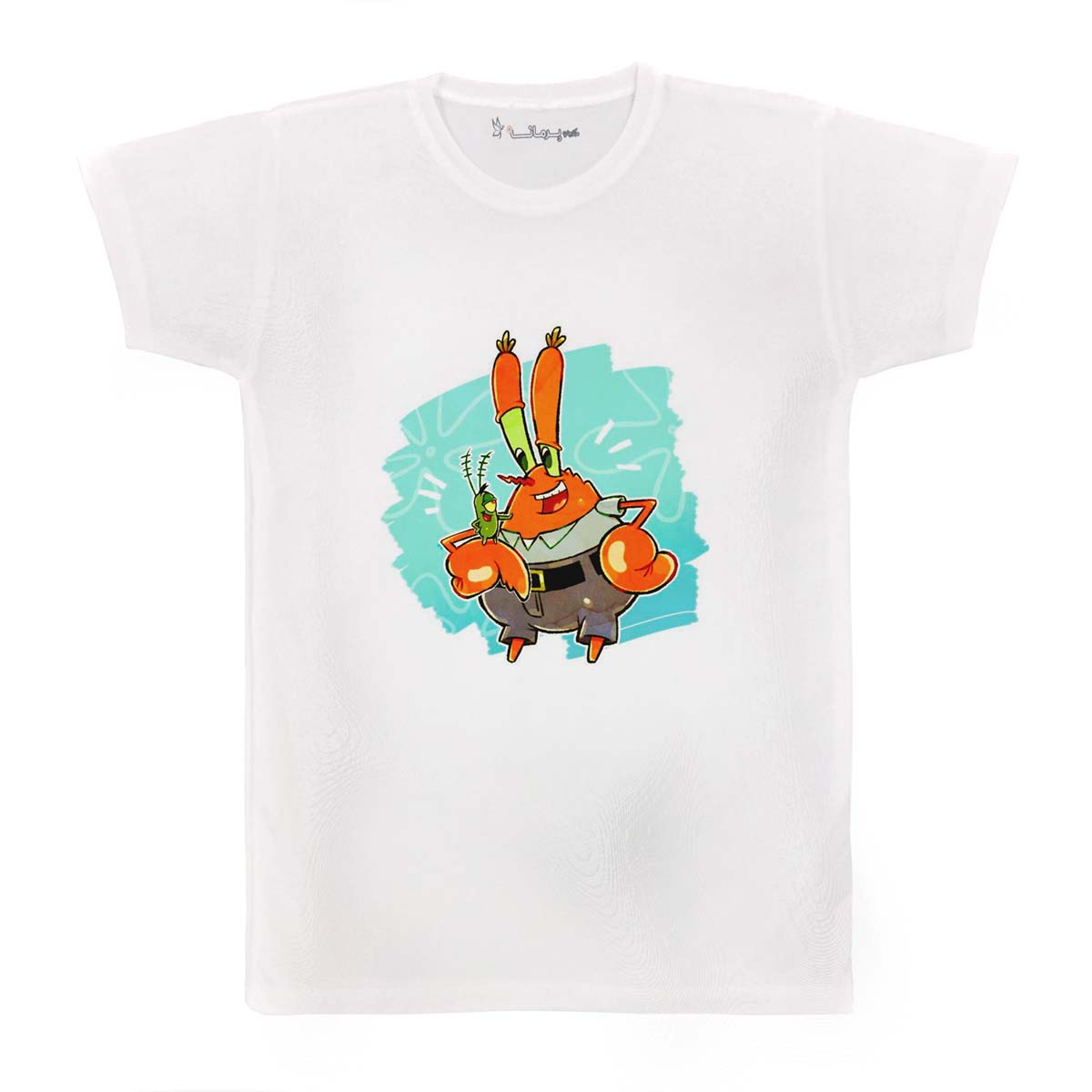 تی شرت بچگانه پرمانه طرح باب اسفنجی کد pmt.3380