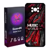 کاور گارد ایکس طرح Music مدل Glass10160 مناسب برای گوشی موبایل شیائومی Poco X3 / Poco X3 NFC