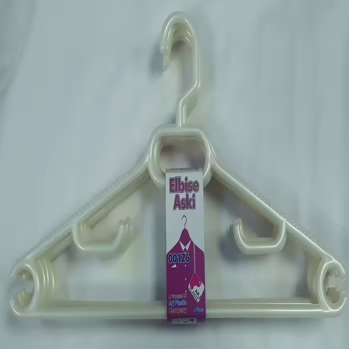 چوب لباسی ارج پلاستیک مدل 126 بسته 6 عددی