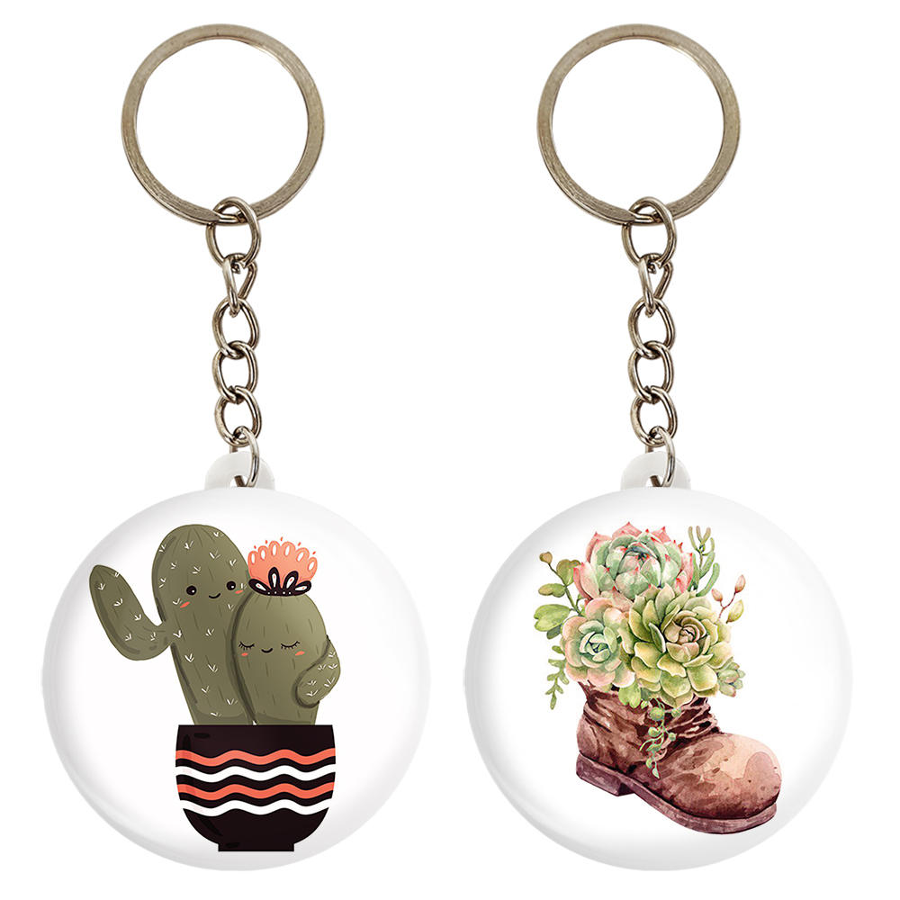 جاکلیدی خندالو مدل کاکتوس کد 52915281 مجموعه 2 عددی