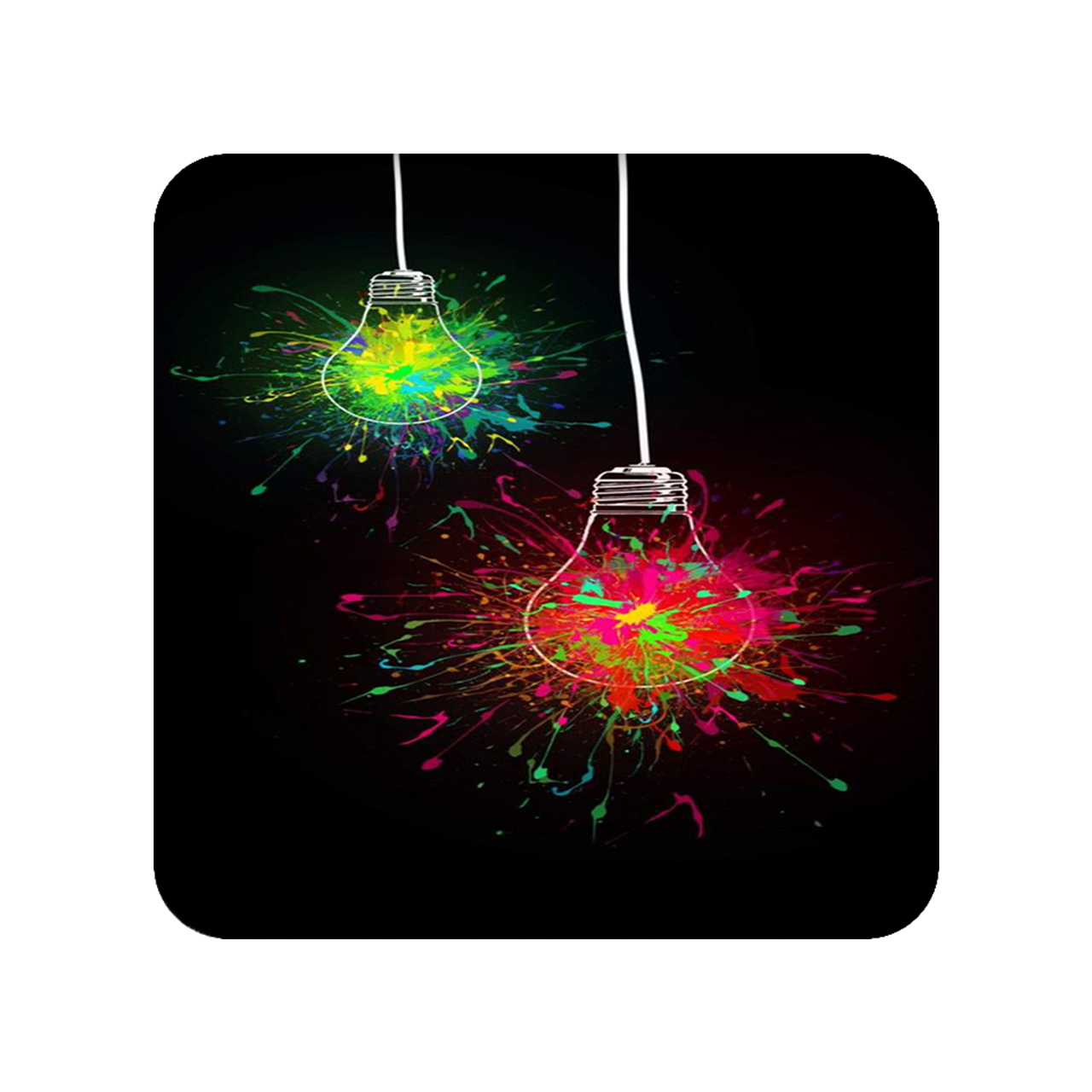 زیرلیوانی مدل لامپ کد 1715