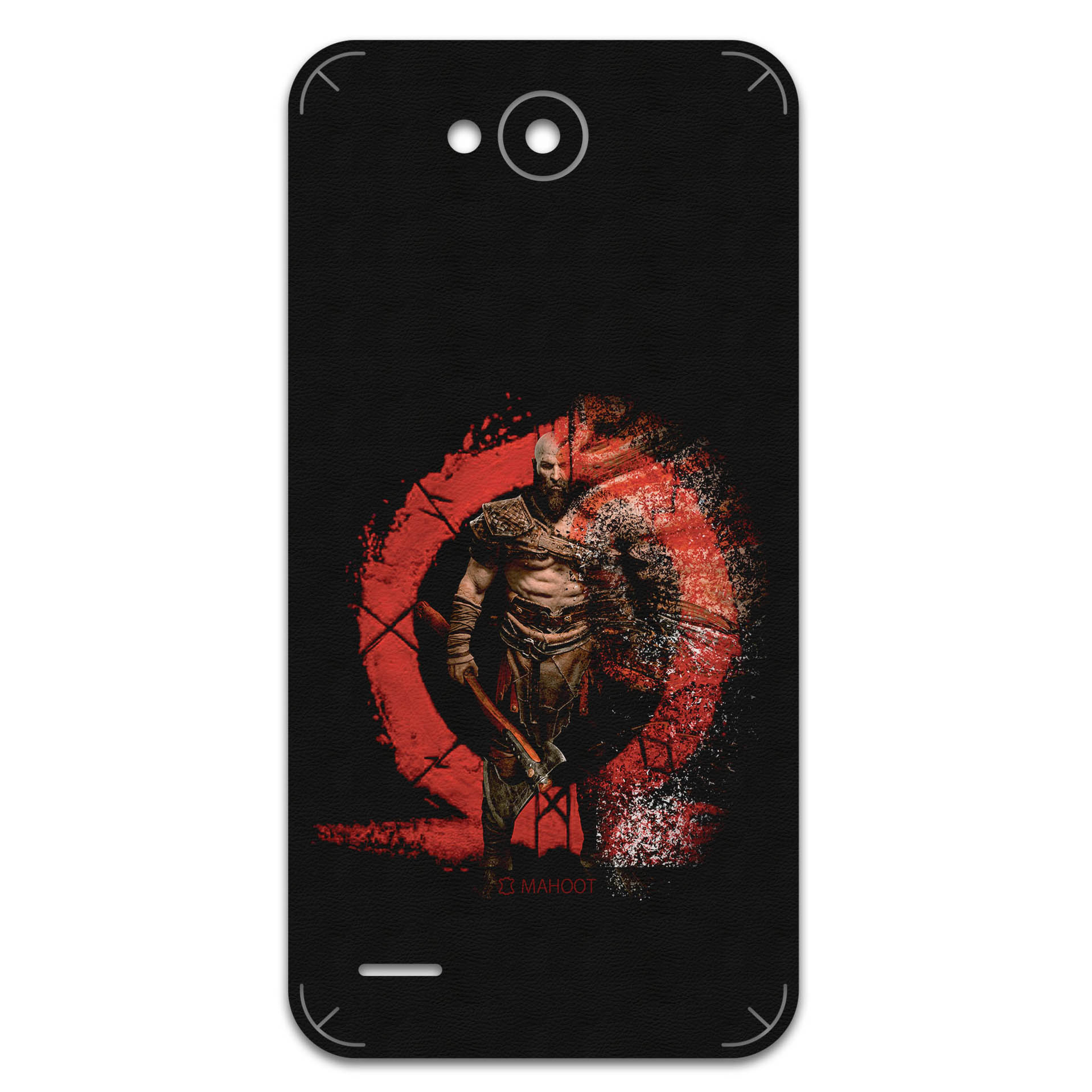برچسب پوششی ماهوت مدل GOD-OF-WAR-Game مناسب برای گوشی موبایل ال جی X Power 2