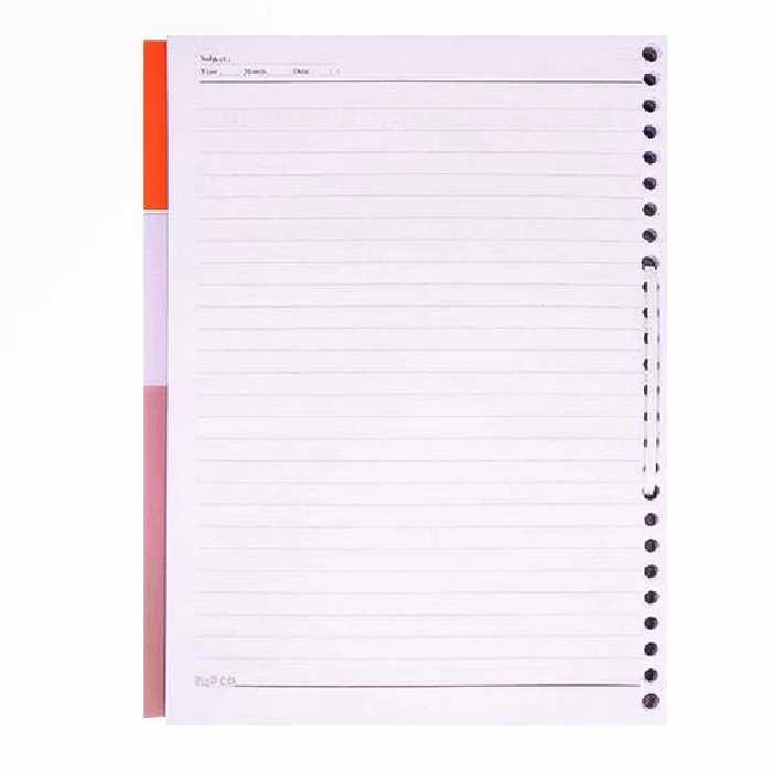 کاغذ کلاسور 100 برگ پاپکو مدل NB-606-SHFA