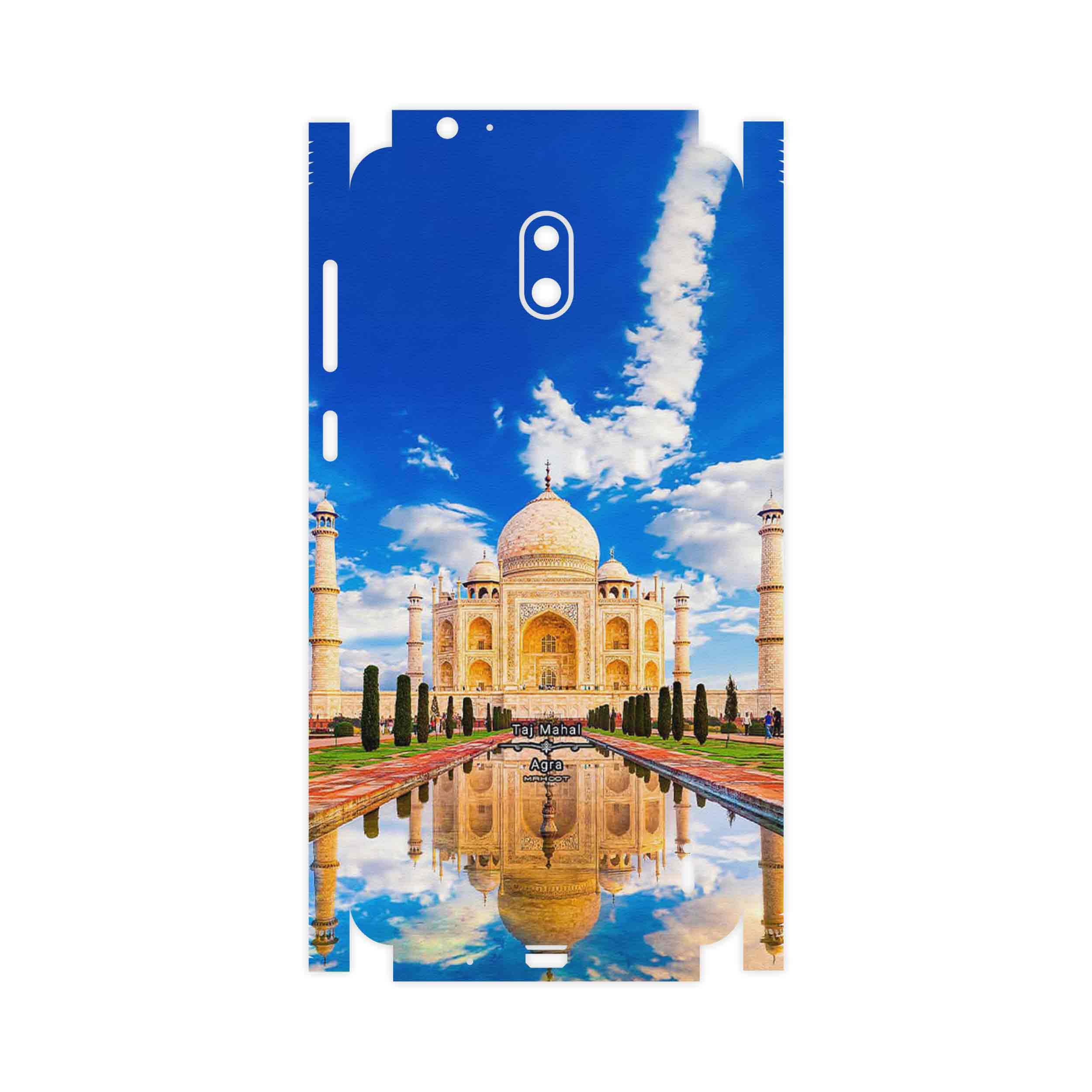 برچسب پوششی ماهوت مدل The Taj Mahal-FullSkin مناسب برای گوشی موبایل نوکیا 2