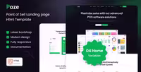 دانلود قالب Poze قالب HTML خدمات پایانه فروش و POS