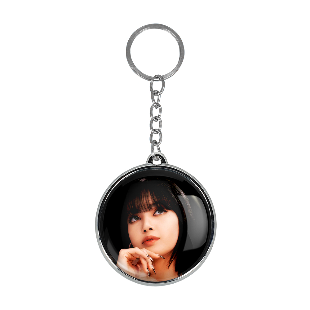 جاکلیدی خندالو طرح لیسا بلک پینک مدل دوطرفه کد 1434714350