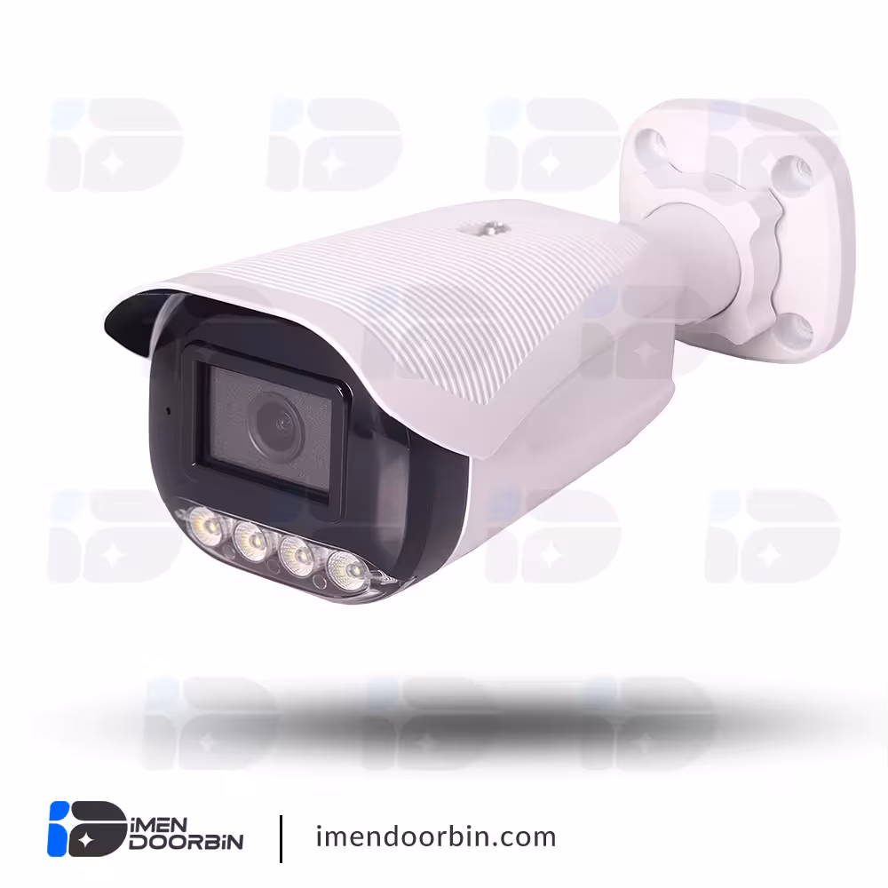 کیس بولت وارم لایت فلزی سفید دوربین مداربسته مدل 8318