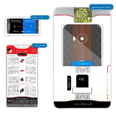 برچسب پوششی ماهوت مدل Lexus مناسب برای گوشی موبایل اچ تی سی One ME