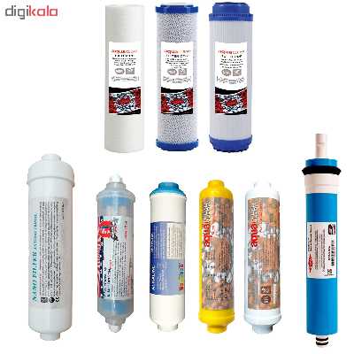 فیلتر دستگاه تصفیه آب آکو آکلر مدل RO-CP9 مجموعه 9 عددی