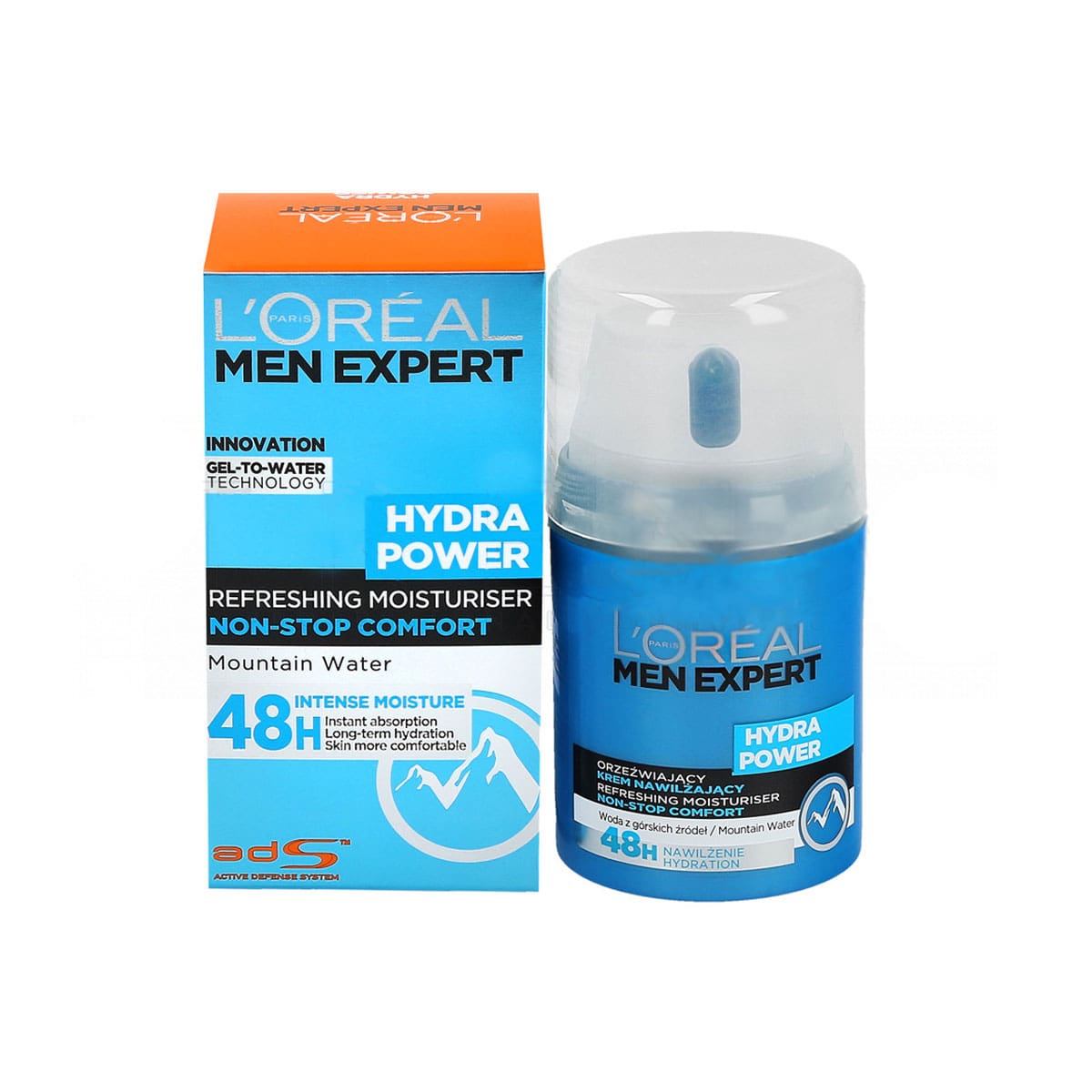 ژل آبرسان لورال مردانه مدل Hydra Power