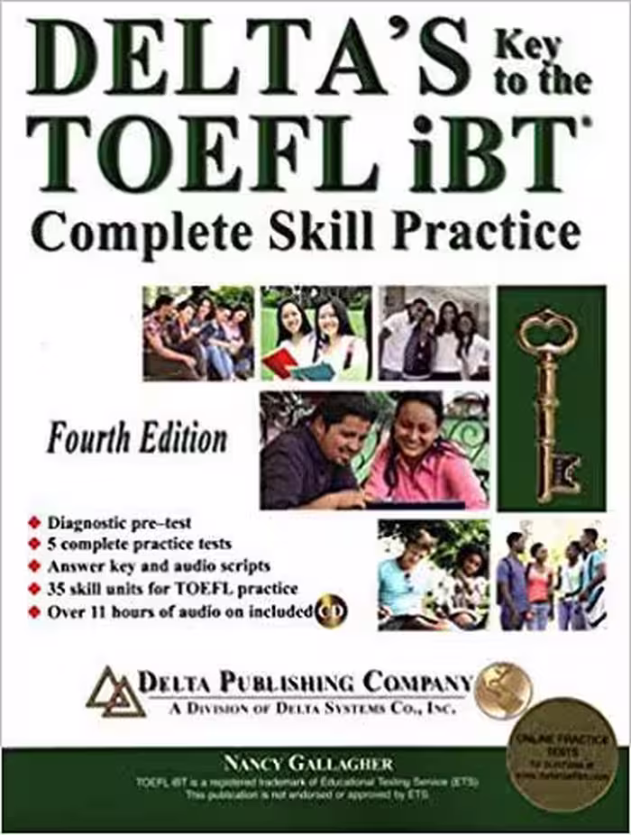 Deltas Key to the TOEFL iBT 4th CD دلتا تافل