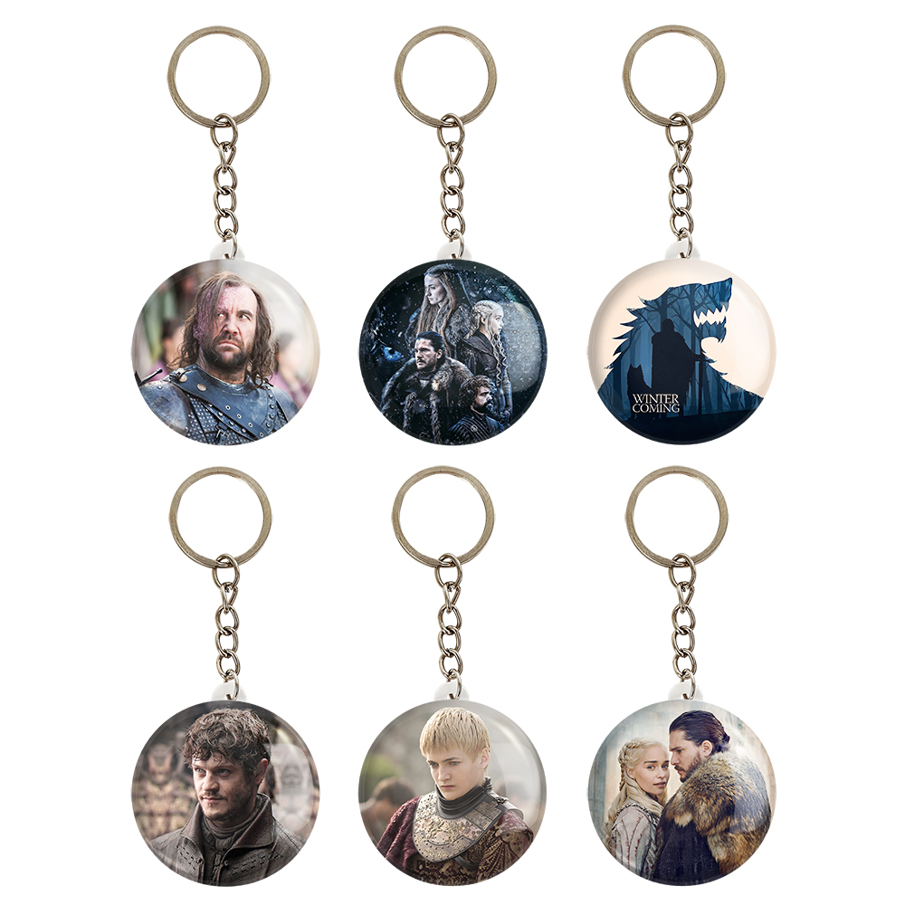 جاکلیدی خندالو طرح گیم آف ترونز کد 144B مجموعه 6 عددی