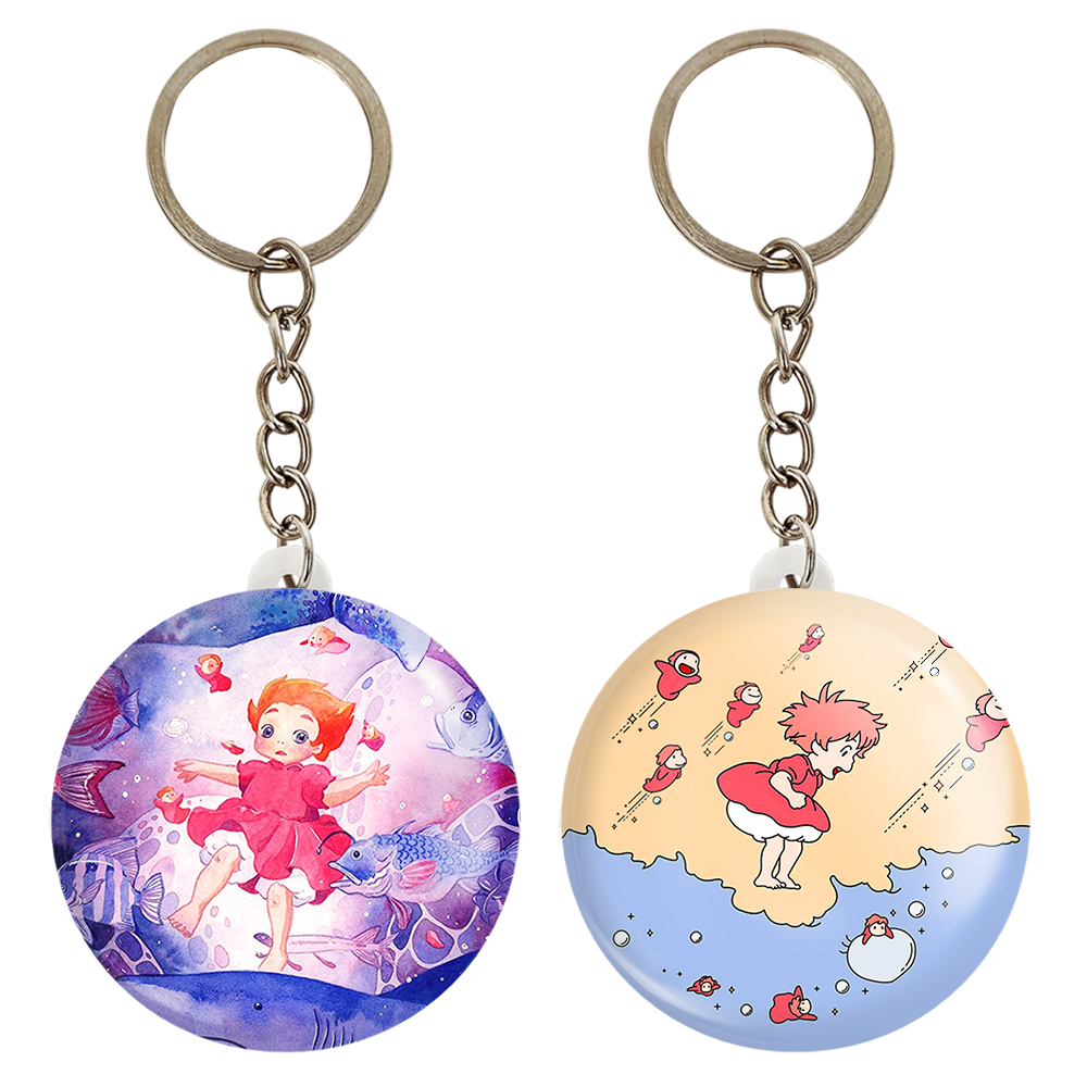 جاکلیدی خندالو مدل انیمه پونیو Ponyo کد 48944890 مجموعه 2 عددی