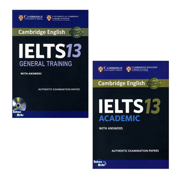 کتاب Cambridge IELTS 13 Academic_General اثر جمعی از نویسندگان انتشارات زبان مهر 2 جلدی