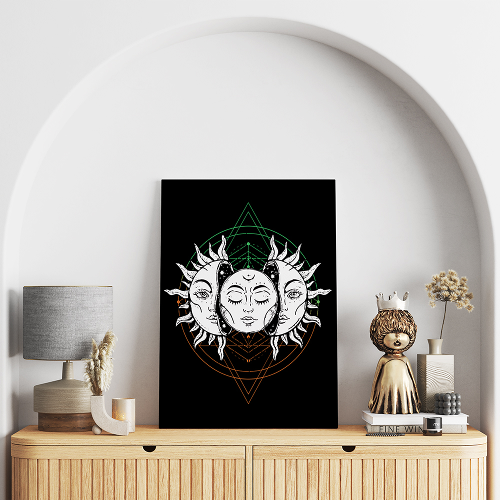 تابلو شاسی مدل ماه و خورشید کد S130035