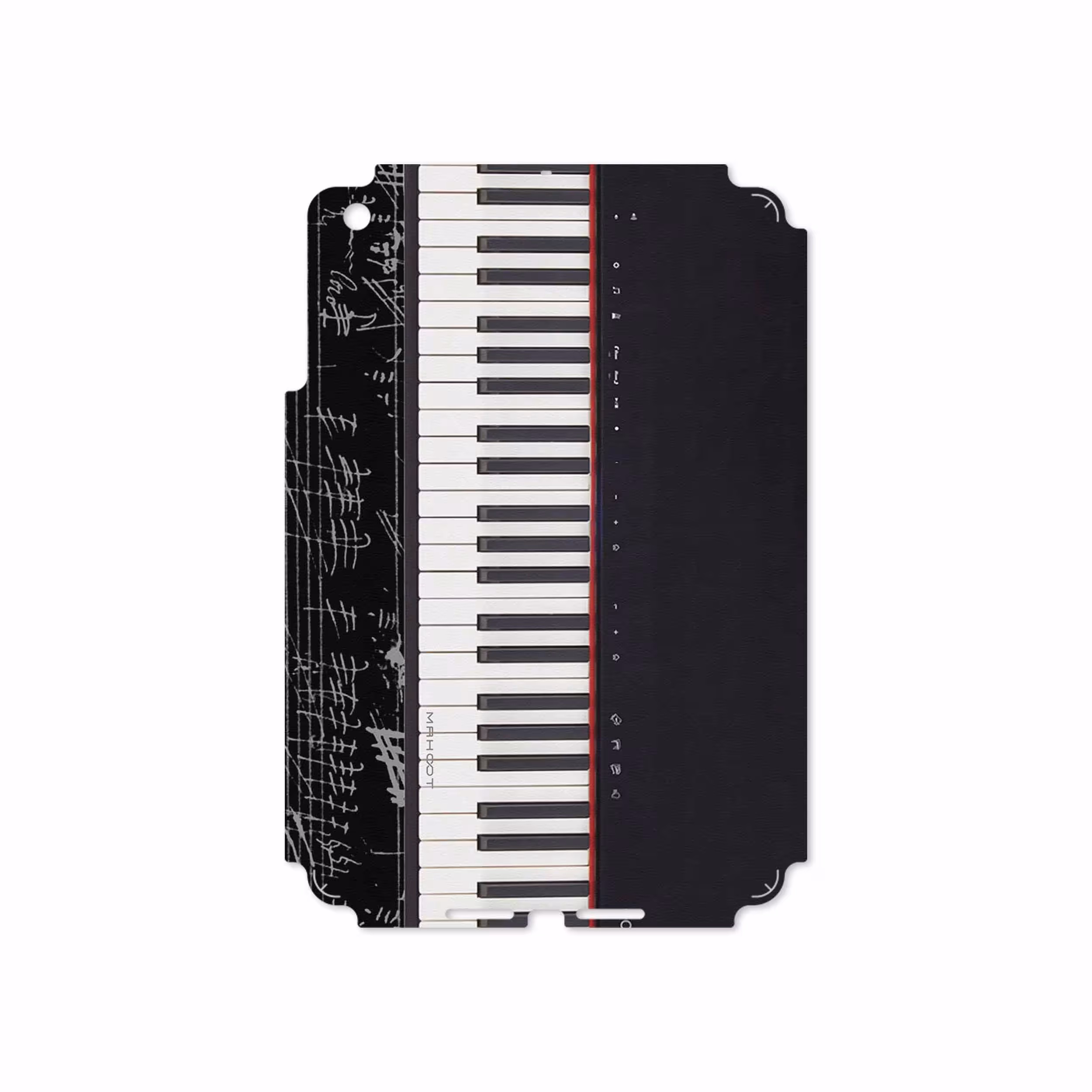 برچسب پوششی ماهوت مدل Piano-Instrument مناسب برای تبلت اپل iPad mini 2012 A1432