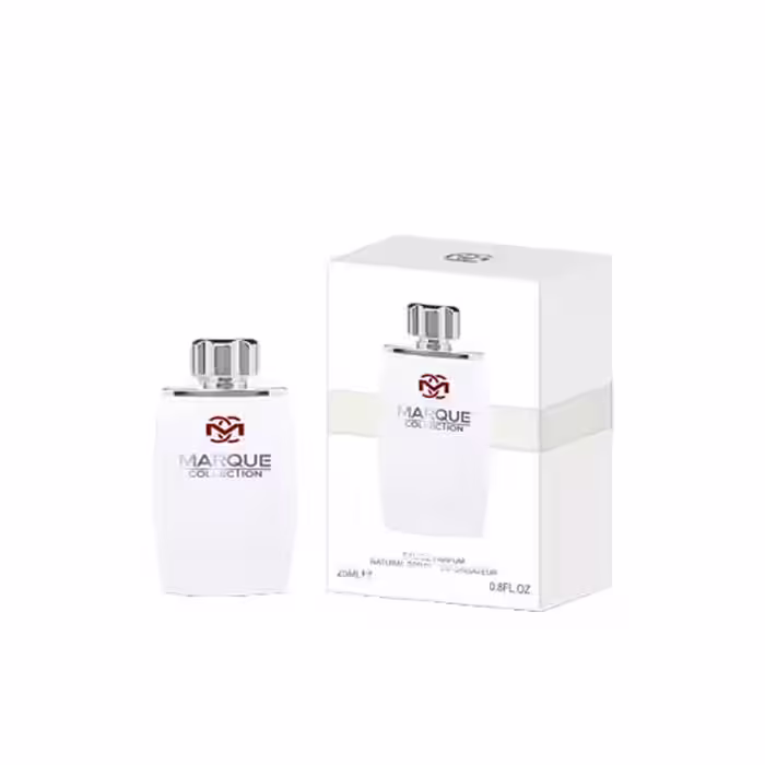 عطر ادکلن مردانه لالیک سفید فراگرنس ورد مارکویی کالکشن کد 106 (Fragrance World Marque Lalique White) حجم 25 میل