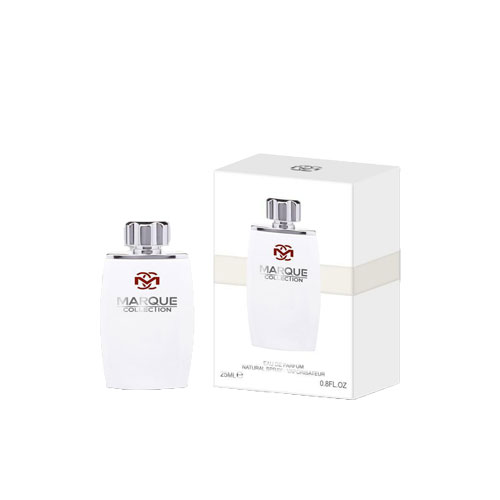 عطر ادکلن مردانه لالیک سفید فراگرنس ورد مارکویی کالکشن کد 106 (Fragrance World Marque Lalique White) حجم 25 میل