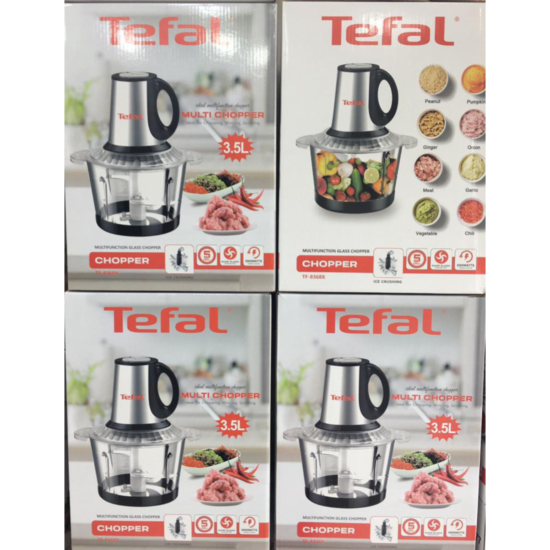 خردکن غذاساز تفال 35 لیتری مدل TF8368X