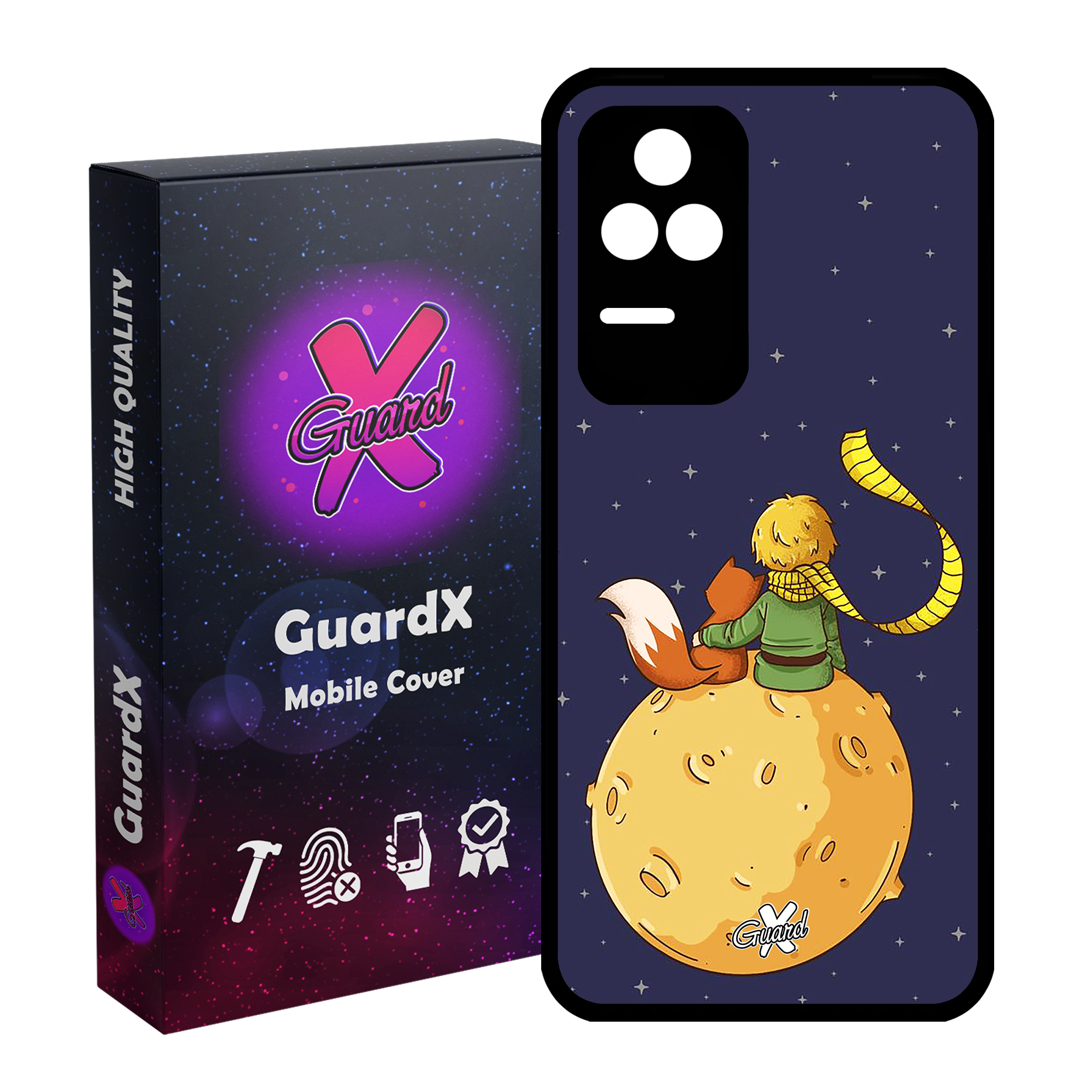 کاور گارد ایکس طرح Little Prince مدل Glass10003 مناسب برای گوشی موبایل شیائومی Poco F4/Redmi K40S