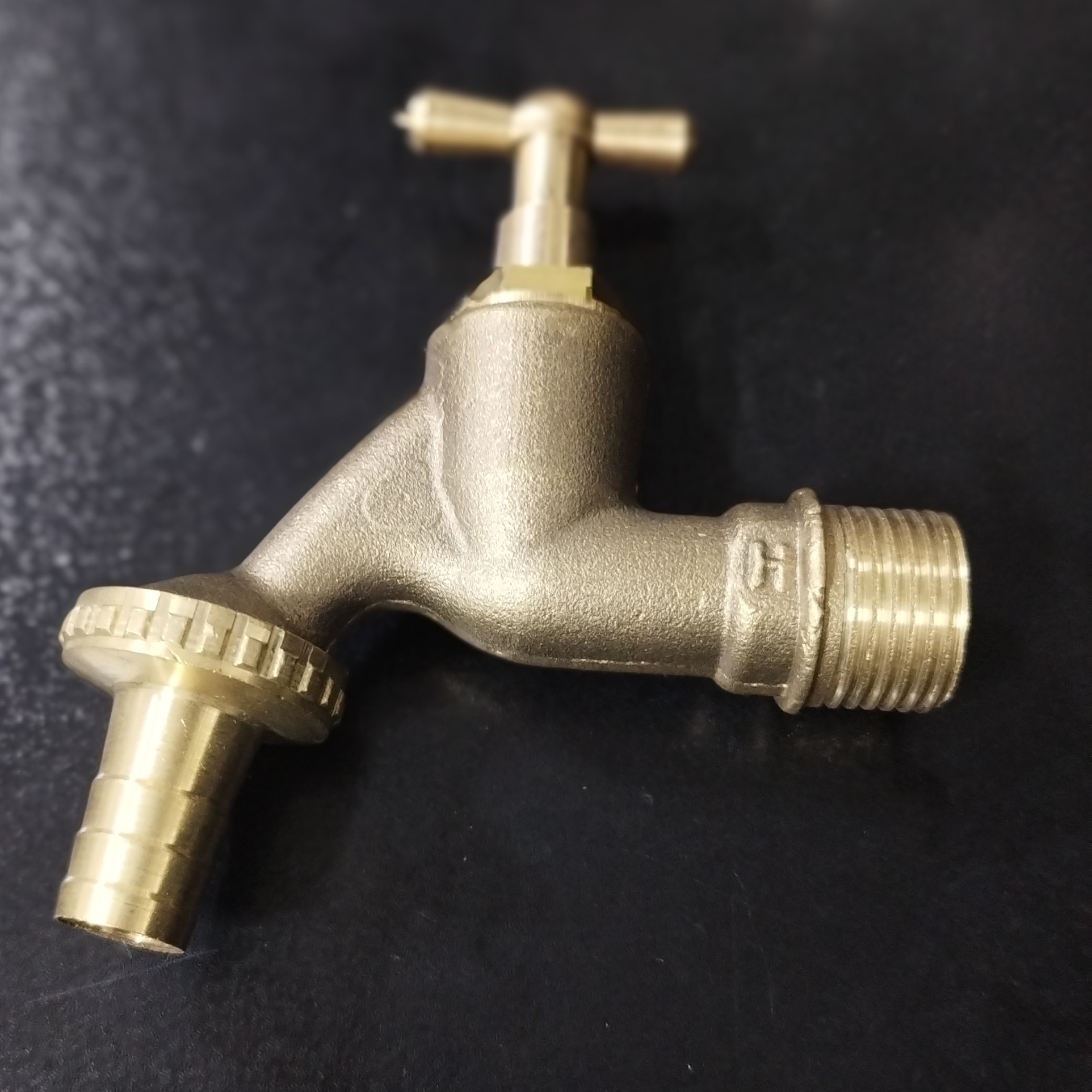 شیر شیلنگی رنگ زرد سند پلاست-جنس برنج