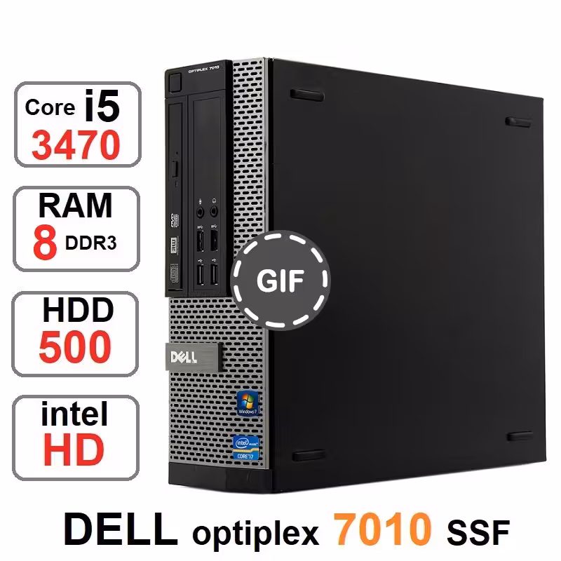 مینی کیس DELL OPTIPLEX 7010 SFF Core i5 3470 رم 8