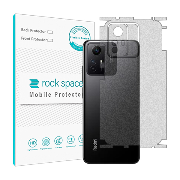 گلس پشت گوشی شیائومی Redmi Note 12S مدل نانو هیدروژل مات برند راک اسپیس کد 27567M
