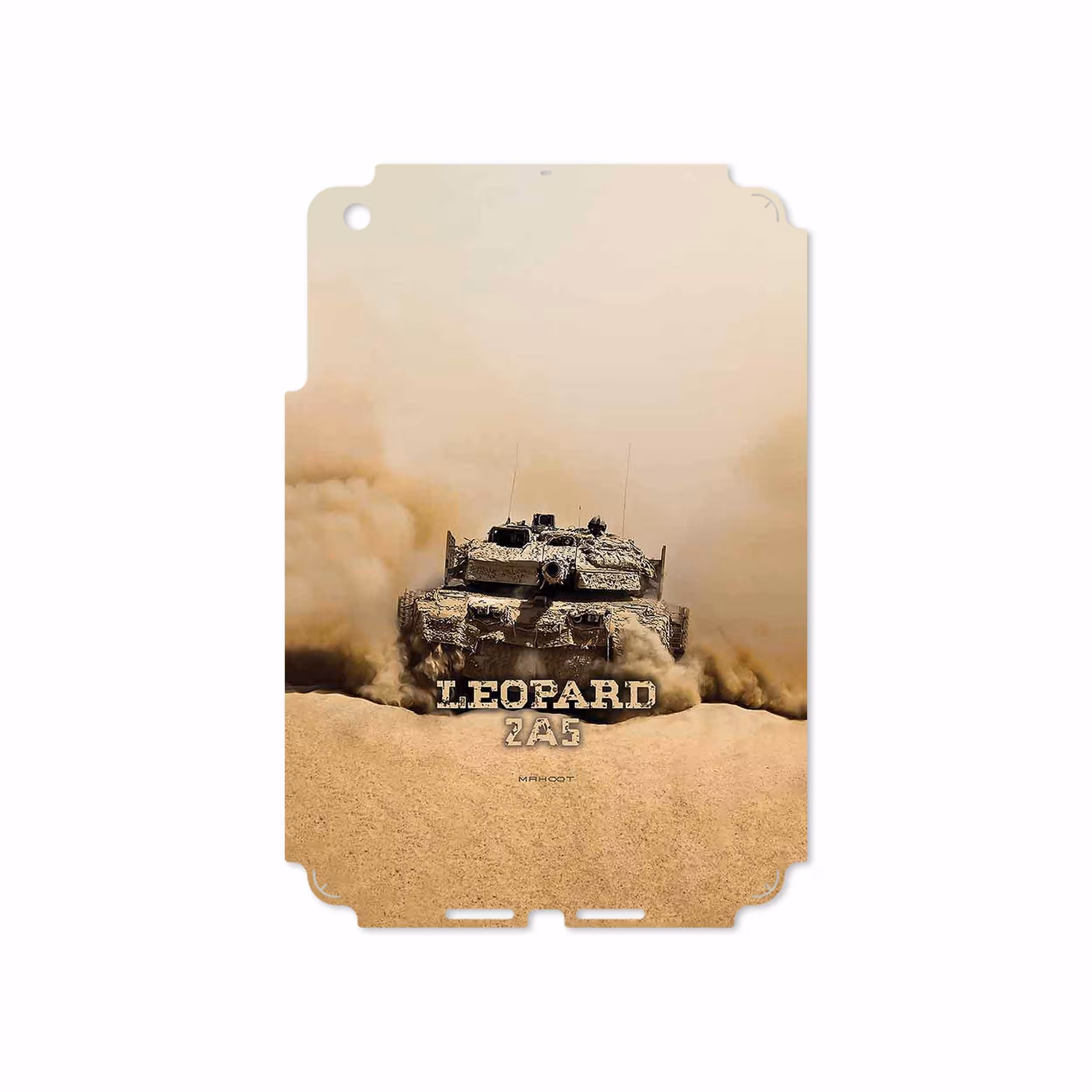 برچسب پوششی ماهوت مدل Leopard 2A5 tank مناسب برای تبلت اپل iPad mini 2012 A1455