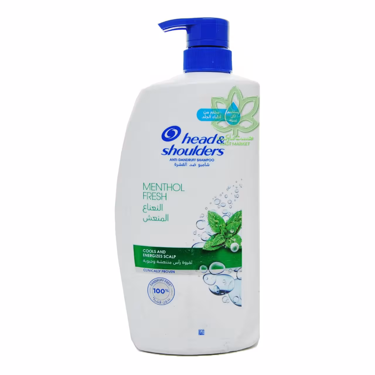 شامپو ضد شوره خنک کننده و طراوت بخش منتول ریفرش 1 لیتر پمپی هد اند شولدرز - head &amp; shoulders