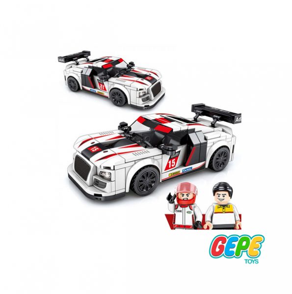 لگو مدل ماشین مسابقه ای سفید