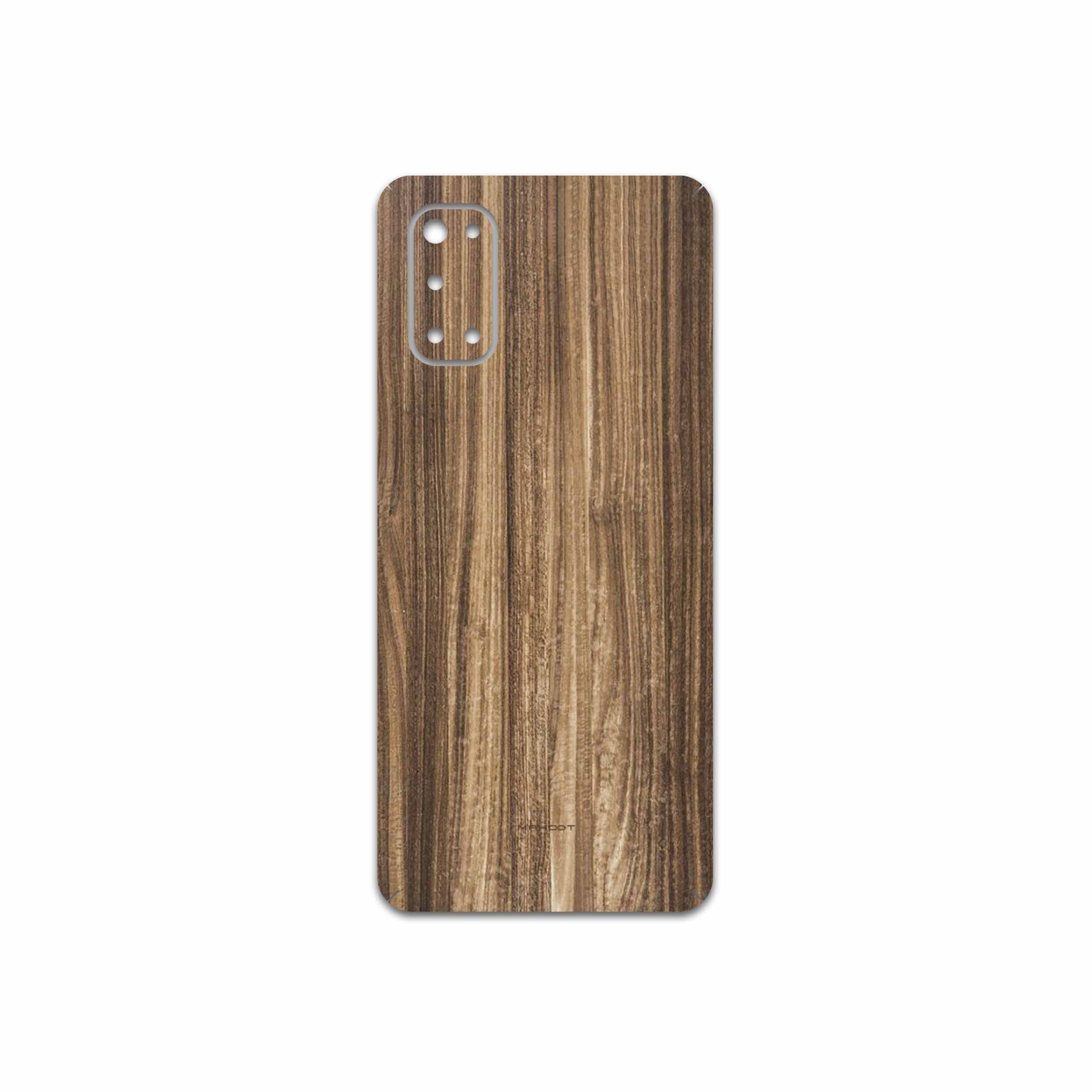 برچسب پوششی ماهوت مدل Light-Walnut-Wood مناسب برای گوشی موبایل ریلمی 7 Pro