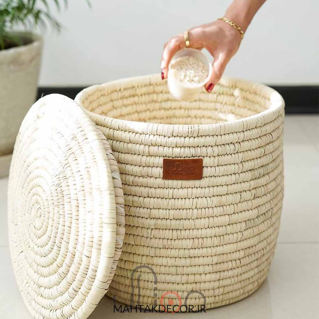 سطل برنج استوانه 13تا 15 کیلو