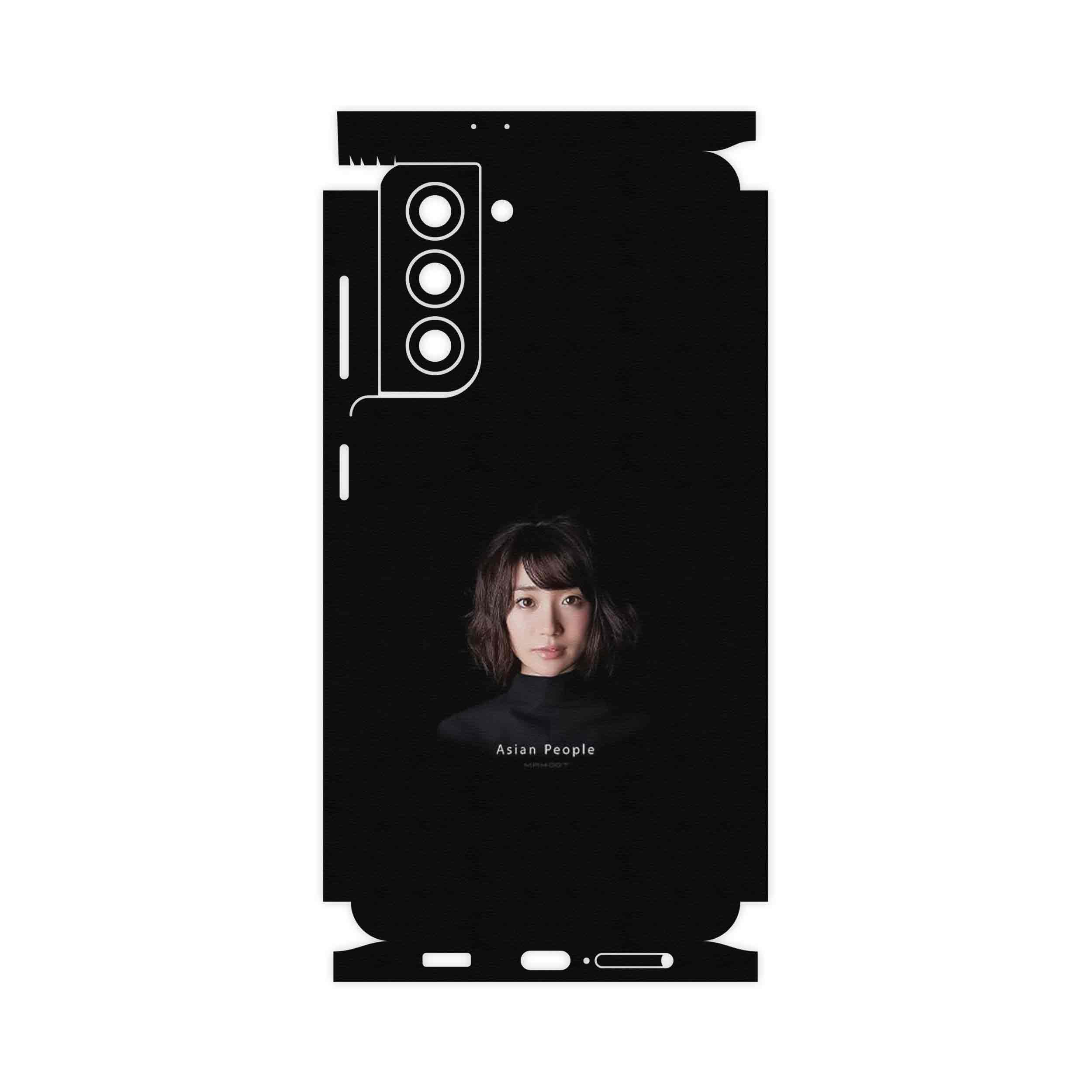 برچسب پوششی ماهوت مدل Portrait of an Asian Woman-FullSkin مناسب برای گوشی موبایل سامسونگ Galaxy S21 5G