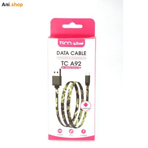 کابل تبدیل USB به micro-USB تسکو مدل TC A92 طول 1 مترکدp-38