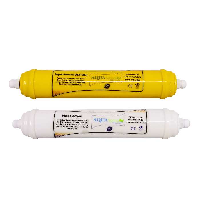 فیلتر دستگاه تصفیه آب آکوآ اسپرینگ مدل F-S7-M2 مجموعه دو عددی ف