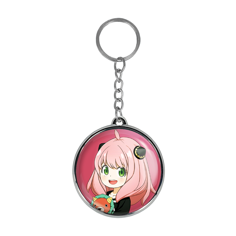 جاکلیدی خندالو طرح انیا فورجر و بکی انیمه اسپای ایکس فمیلی مدل دوطرفه کد 1770917707