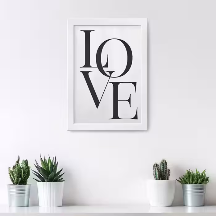 تابلو مدل Minimall LOVE کد YW2101