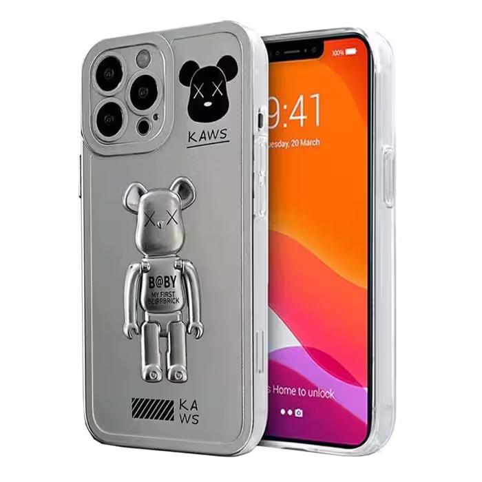 کاور طرح کاوس ربات مدل استند دار مناسب برای گوشی موبایل اپل iphone 13 pro max