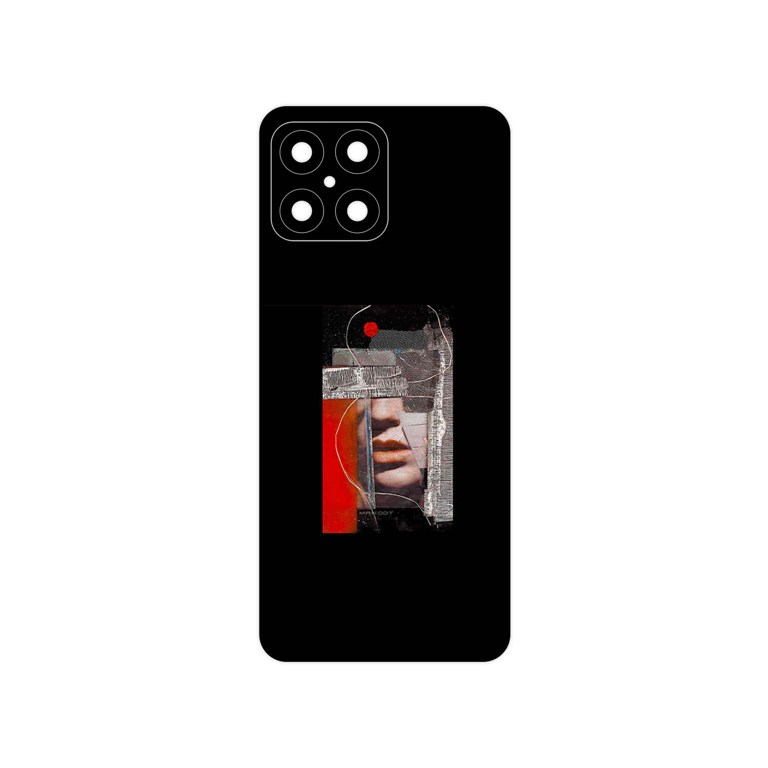 برچسب پوششی ماهوت مدل Collage of Mouth مناسب برای گوشی موبایل آنر X8