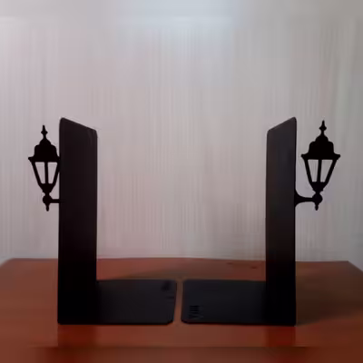 نگهدارنده کتاب نیتا طرح چراغ کلاسیک بسته دو عددی