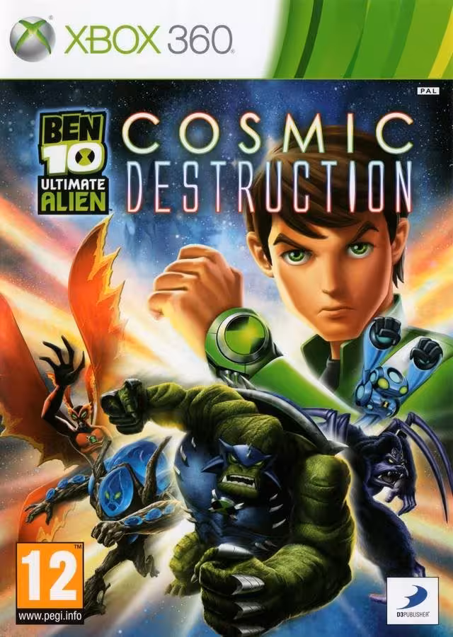 بازی ایکس باکس 360 Ben10 ultimate alien cosmic destruction