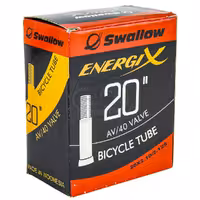 تیوپ دوچرخه انرژی سایز 20x2.10/2.125 والف موتوری ENERGI BICYCLE TUBE 20x2.10/2.125 SV 40mm - آسمان دوچرخ