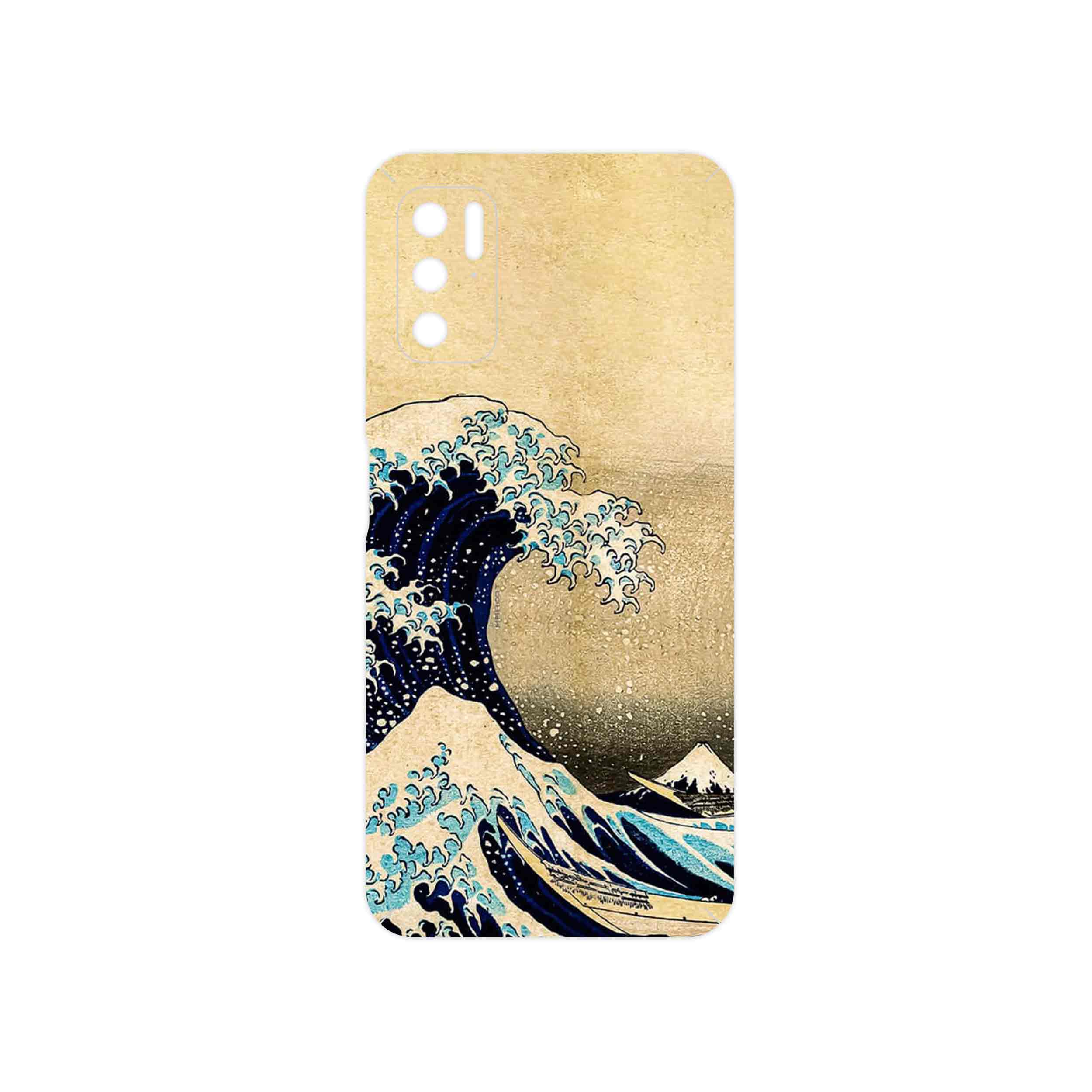 برچسب پوششی ماهوت مدل The Great Wave off Kanagawa of Hokusai مناسب برای گوشی موبایل شیائومی Redmi Note 11SE