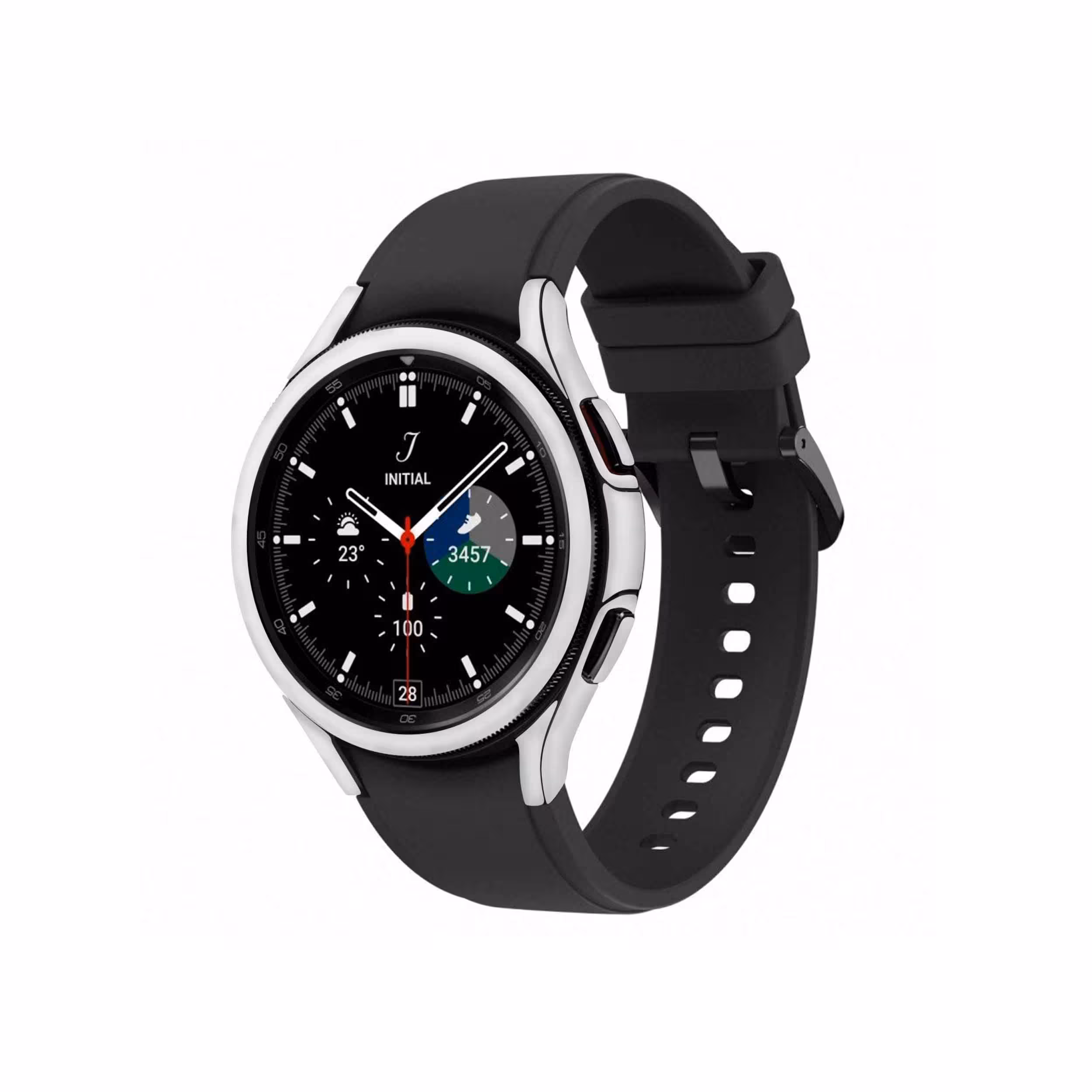 برچسب ماهوت طرح Matte White مناسب برای ساعت هوشمند سامسونگ Watch4 Classic 42mm