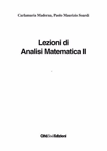 خرید و دانلود نسخه کامل کتاب Lezioni di analisi matematica 2