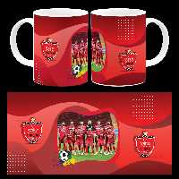 ماگ تیم فوتبال پرسپولیس مدل B 8