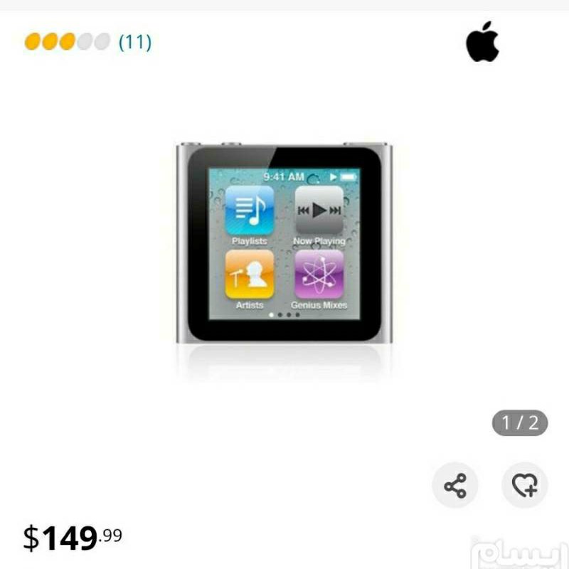 ساعت اپل واچ اصلی  سری نانو با 8گیگ حافظه داخلی وباتمام لوازم تو عکس