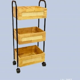 جای سیب زمینی و پیاز 3 طبقه چوبی یونیک UN_2967