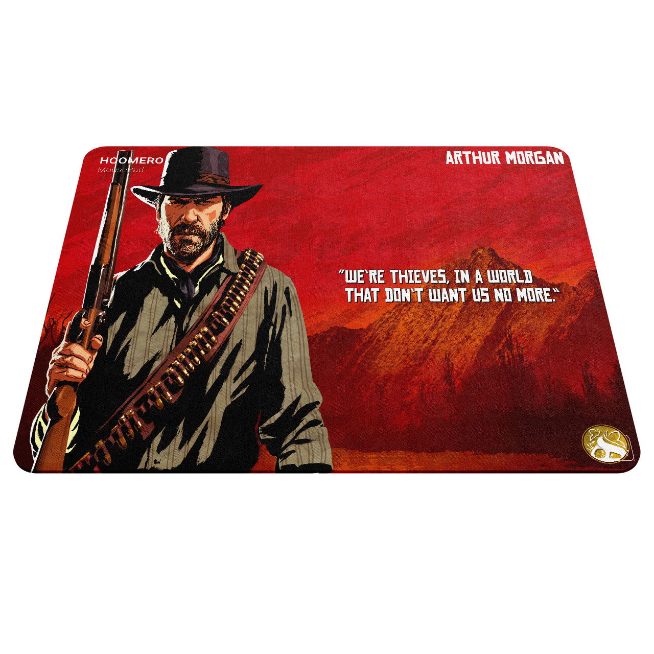 ماوس پد هومرو مدل A4513 طرح بازی Red Dead Redemption
