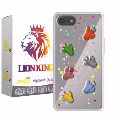 کاور لاین کینگ مدل kaktoosghalbdar مناسب برای گوشی موبایل اپل iPhone 7 8